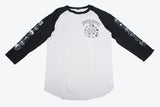 Long Sleeve - Inosanto Academy - Baseball Shirt - Black & Gray