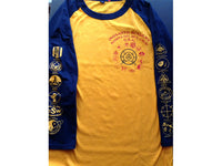 Long Sleeve - Inosanto Academy - Baseball Shirt - Blue, Red & Gold