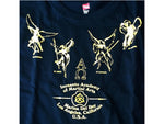 T-Shirt - Inosanto Academy - Angel Necklace - Black & Gold